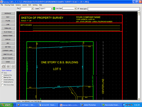 SurveyCAD Screenshot
